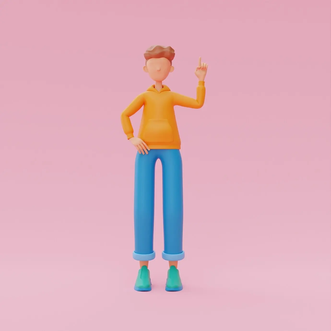 Трёхмерная визуализация дизайна онлайн-аватара